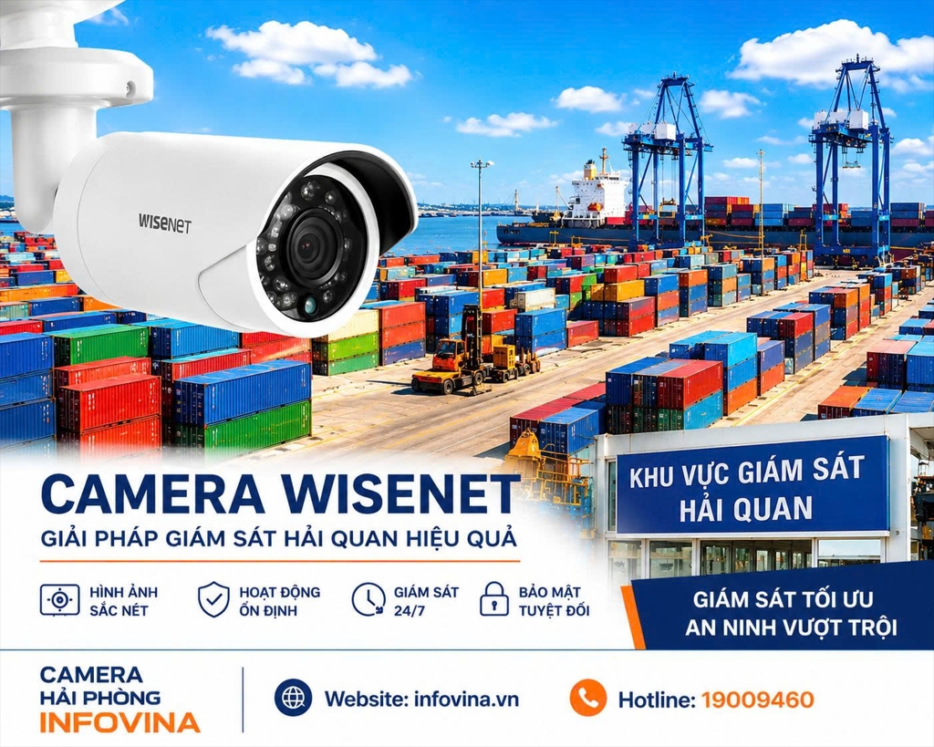Hệ thống camera hải quan chuẩn QĐ 247 cho doanh nghiệp chế xuất